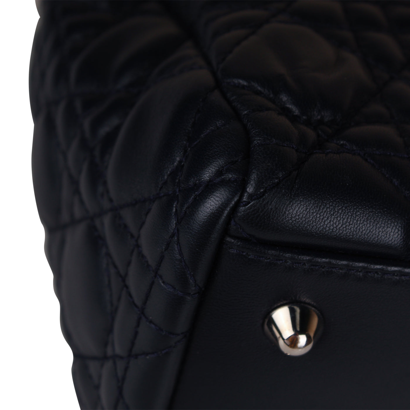 Christian Dior Lady Dior Tote - Navy