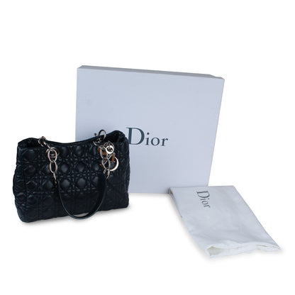 Christian Dior Lady Dior Tote - Navy