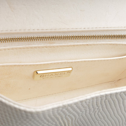 Chanel Lizard Flap Bag