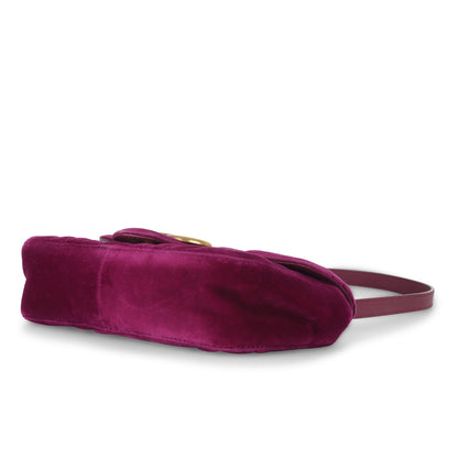 Gucci Mini Marmont Flap Bag - Velvet