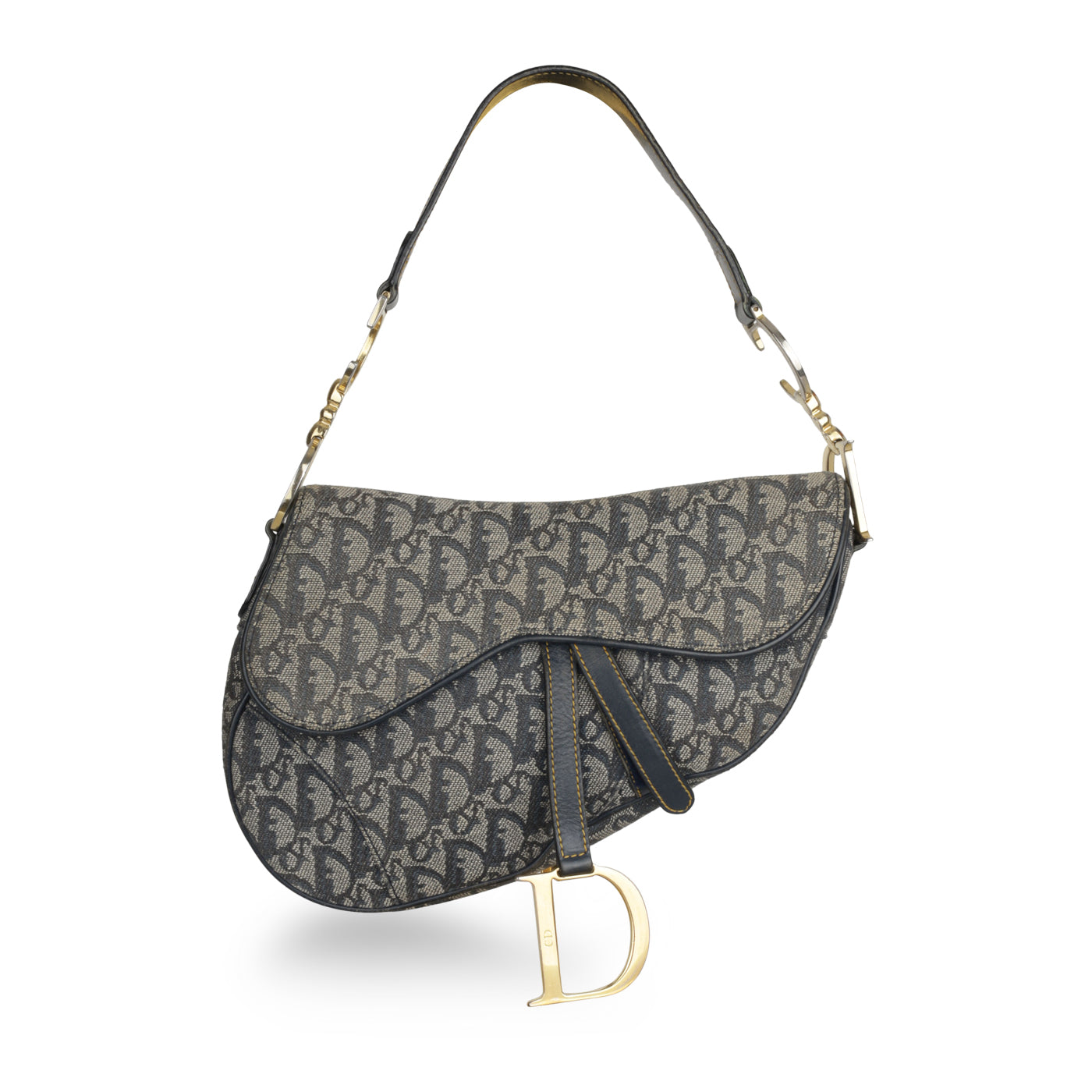 Christian Dior Vintage Saddle Bag - Oblique