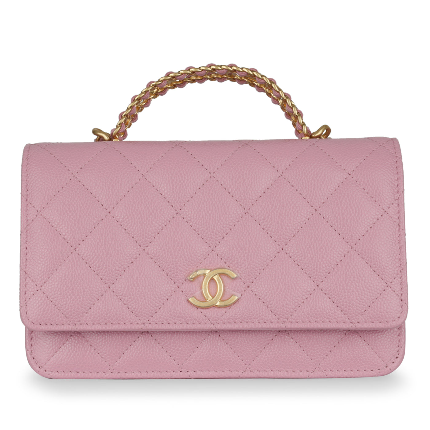 Chanel Top Handle Wallet on Chain