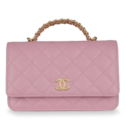 Chanel Top Handle Wallet on Chain