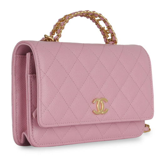 Chanel Top Handle Wallet on Chain