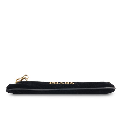 Prada Velvet Zip Pouch