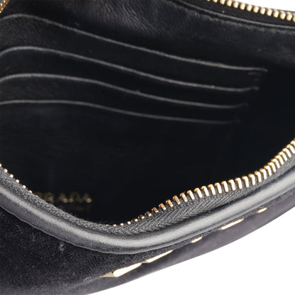 Prada Velvet Zip Pouch