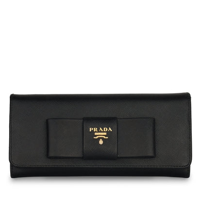 Prada Continental Bow Wallet