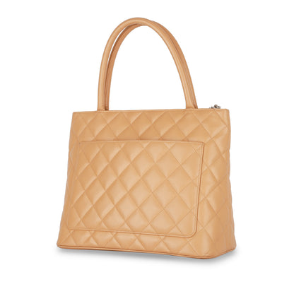 Chanel Medallion Tote - Beige