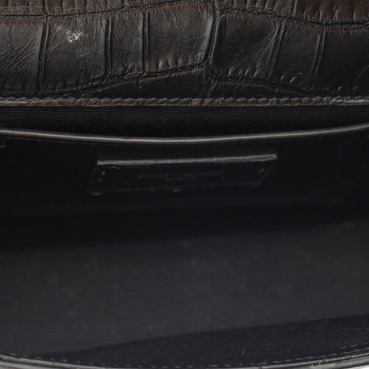 Saint Laurent Kate Tassel Bag - Croc Embossed