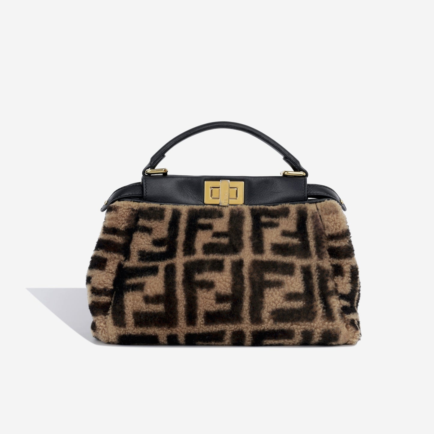 Fendi Mini Peekaboo - Shearling