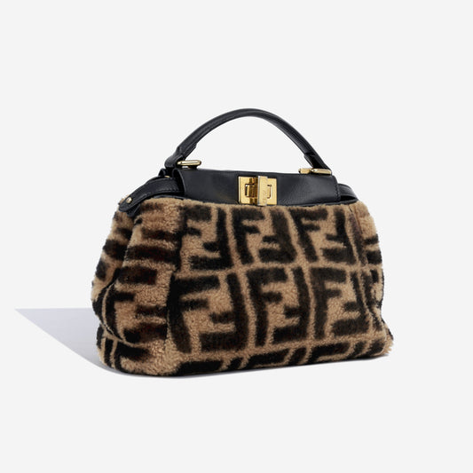 Fendi Mini Peekaboo - Shearling