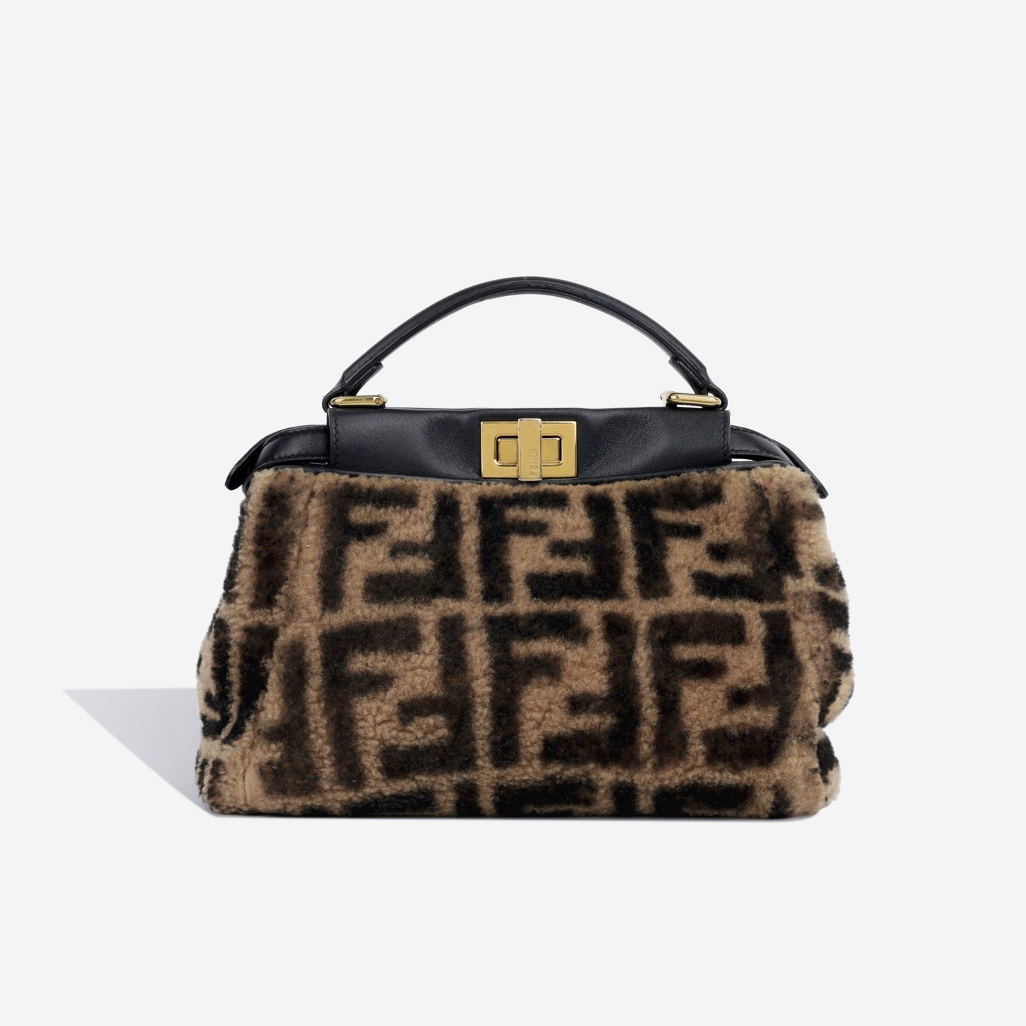 Fendi Mini Peekaboo - Shearling