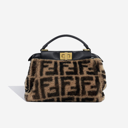Fendi Mini Peekaboo - Shearling