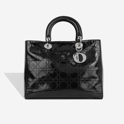 Christian Dior Patent Lady Dior - Large