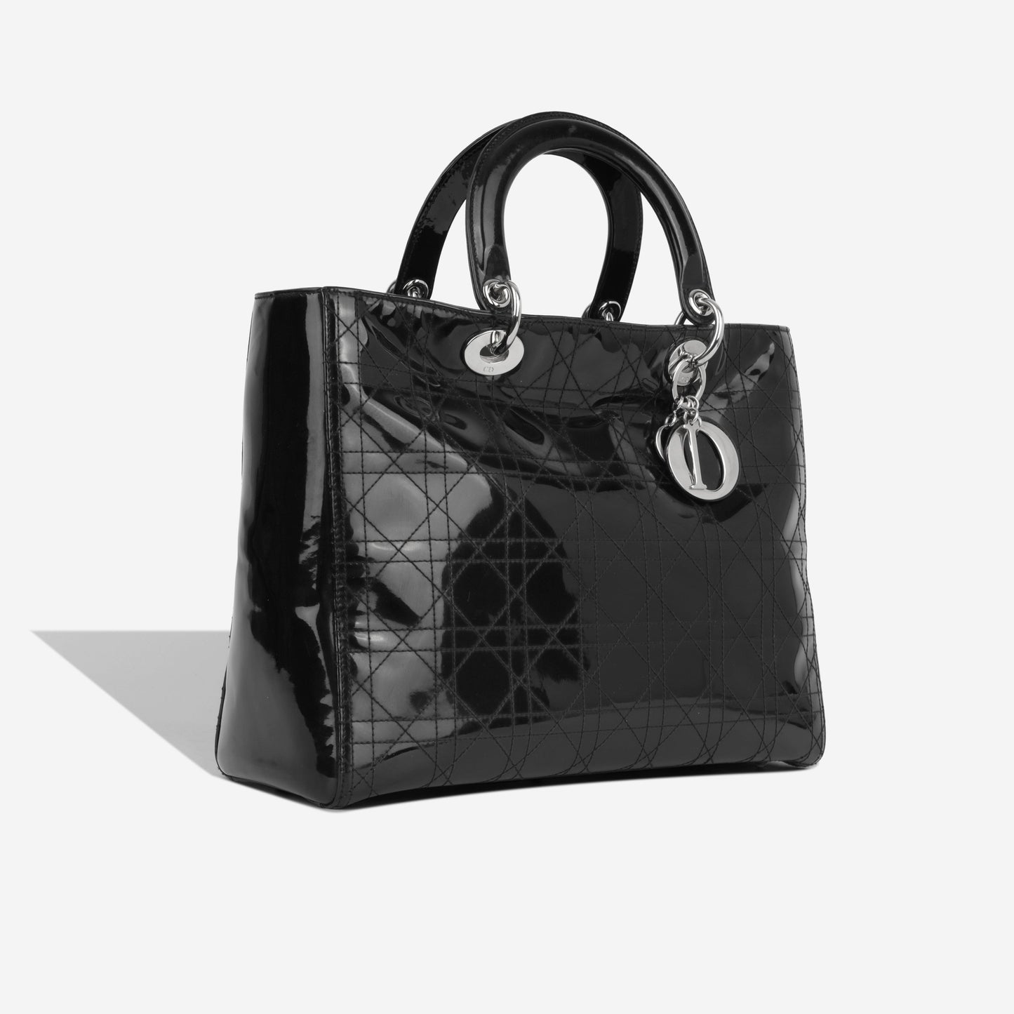 Christian Dior Patent Lady Dior - Large