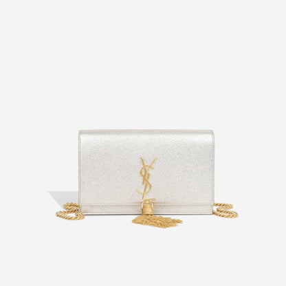 Saint Laurent Kate Tassel Bag - Glitter