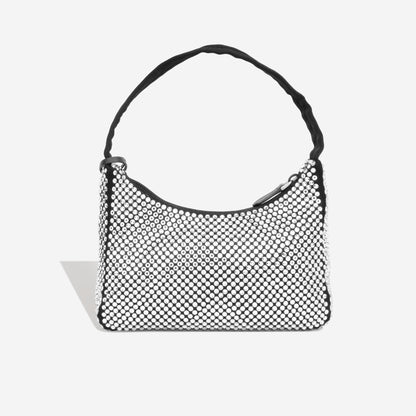 Prada Satin Mini Bag with Crystals