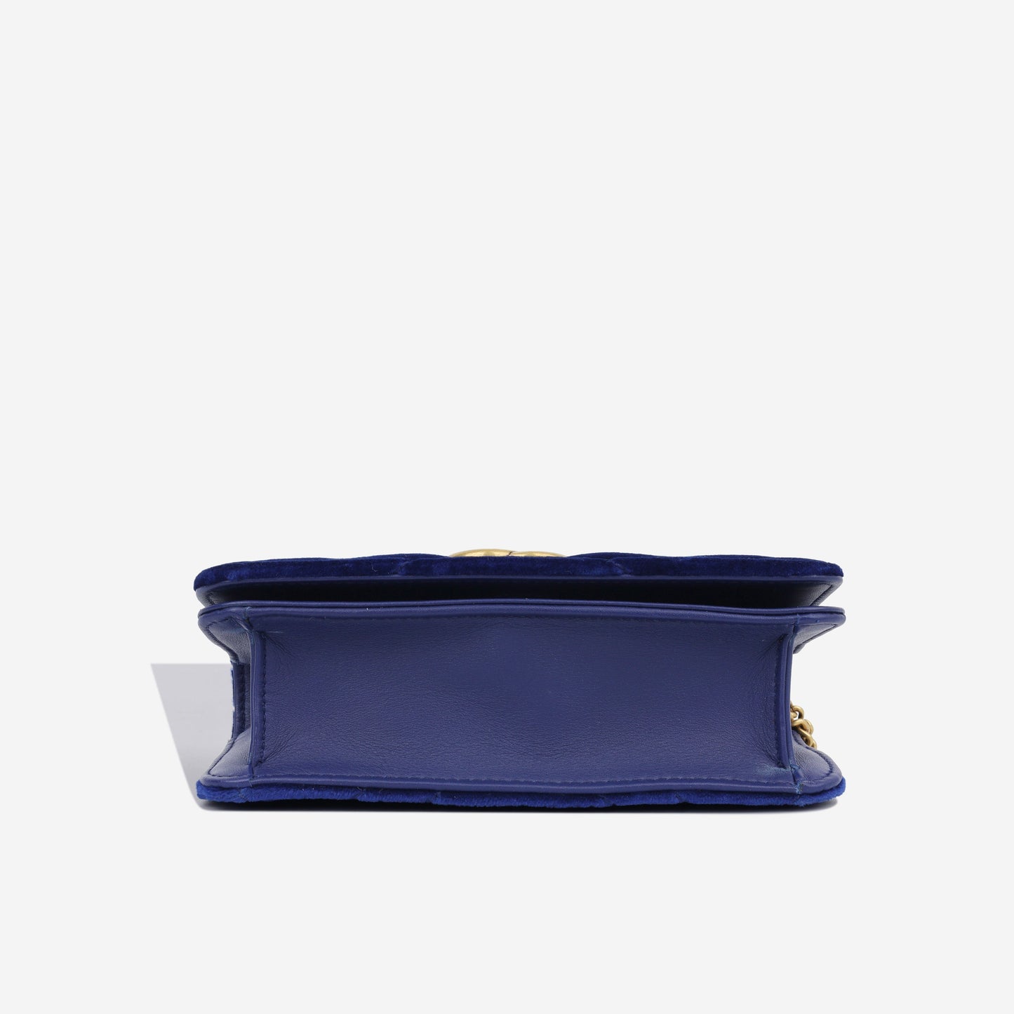 Gucci Mini Velvet Chevron Flap