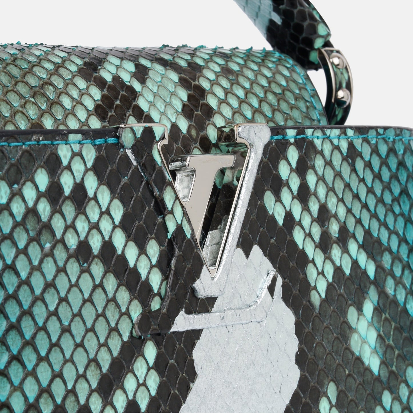 Louis Vuitton Capucines BB - Blue Python