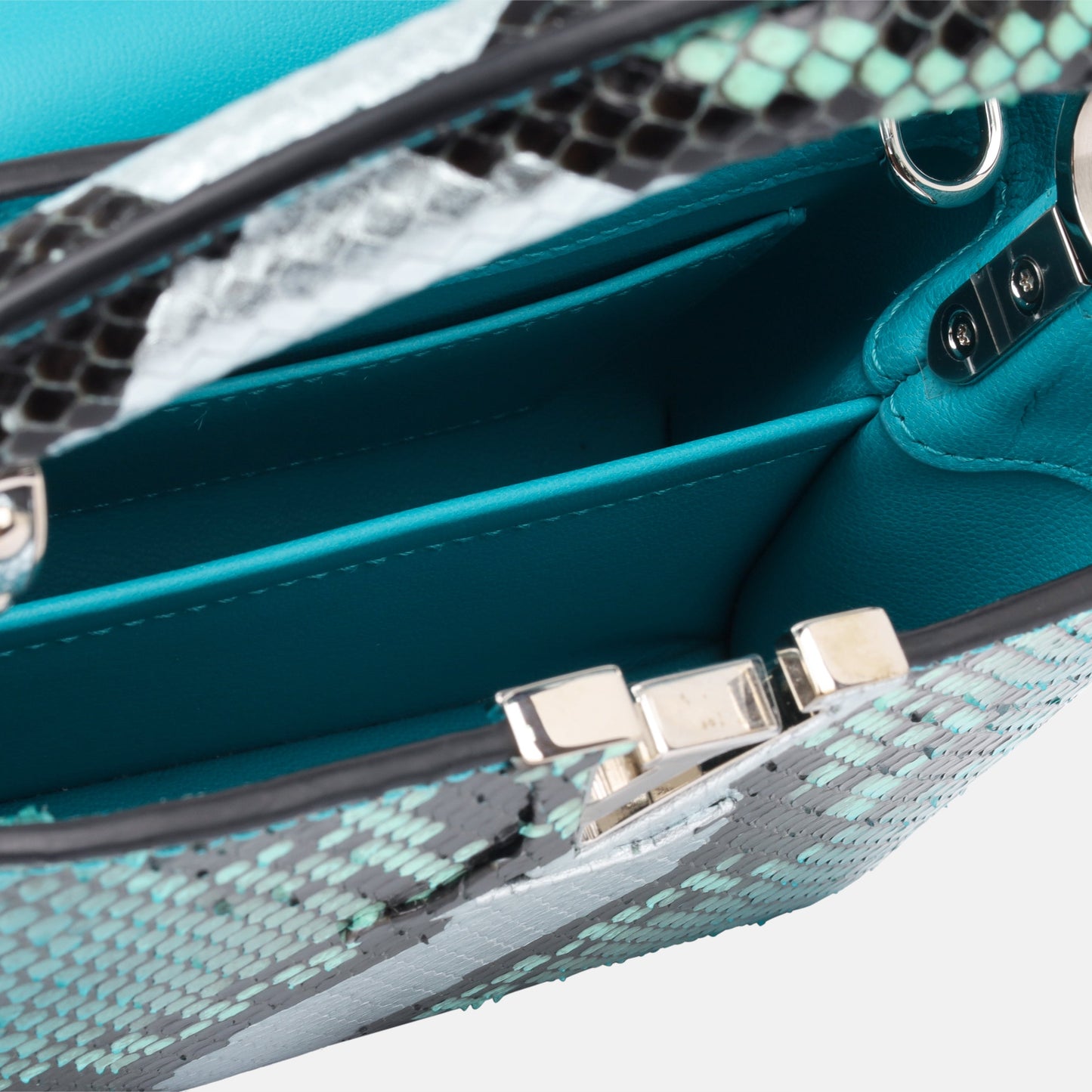 Louis Vuitton Capucines BB - Blue Python