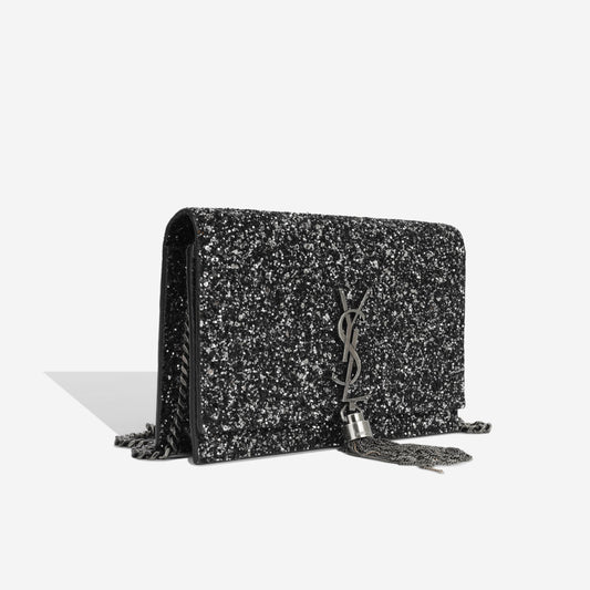 Saint Laurent Kate Chain Wallet With Tassel