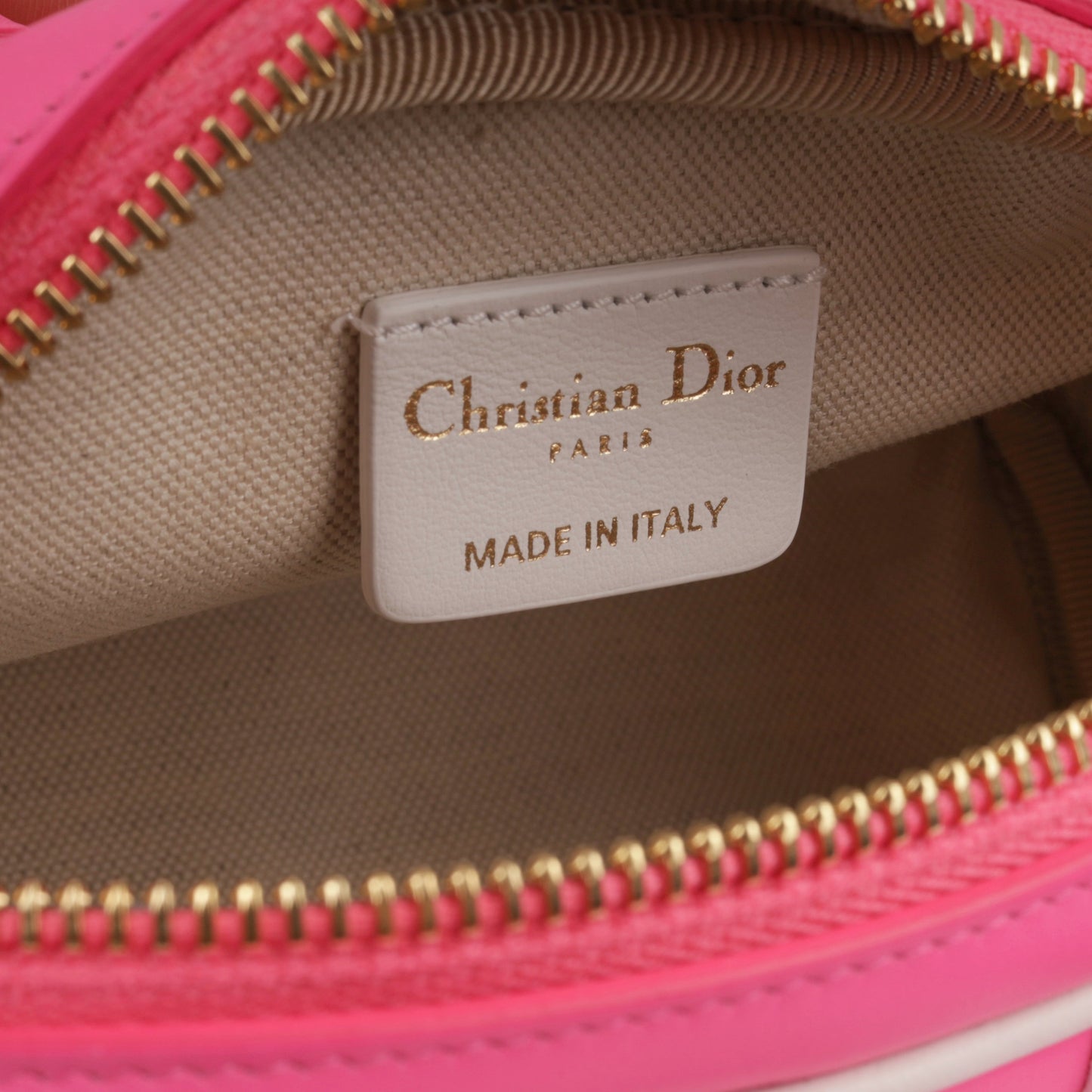 Christian Dior Micro Dior Vibe Zip Bowling