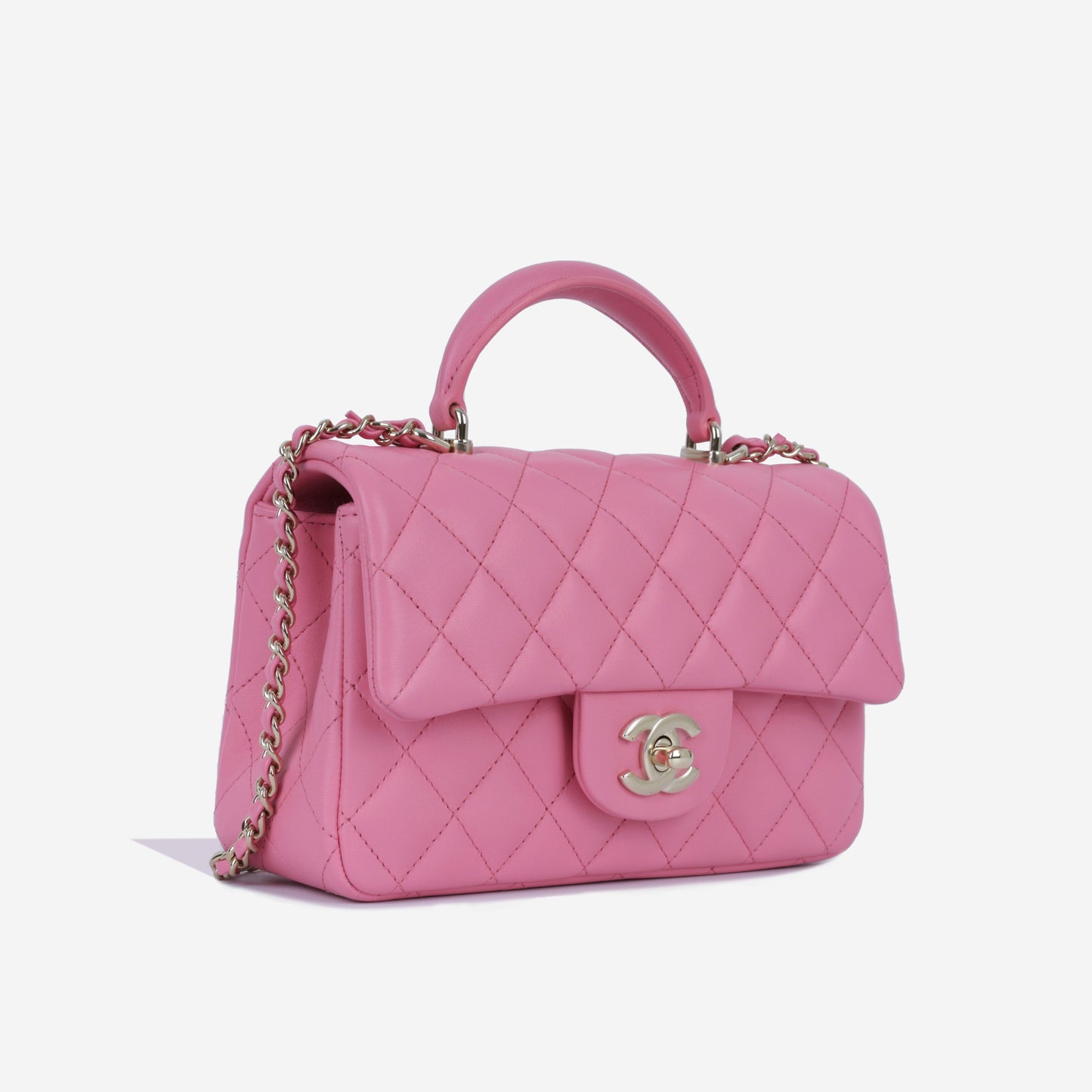 Chanel Mini Flap Bag With Top Handle