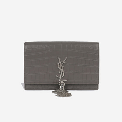Saint Laurent Kate Chain Wallet With Tassel