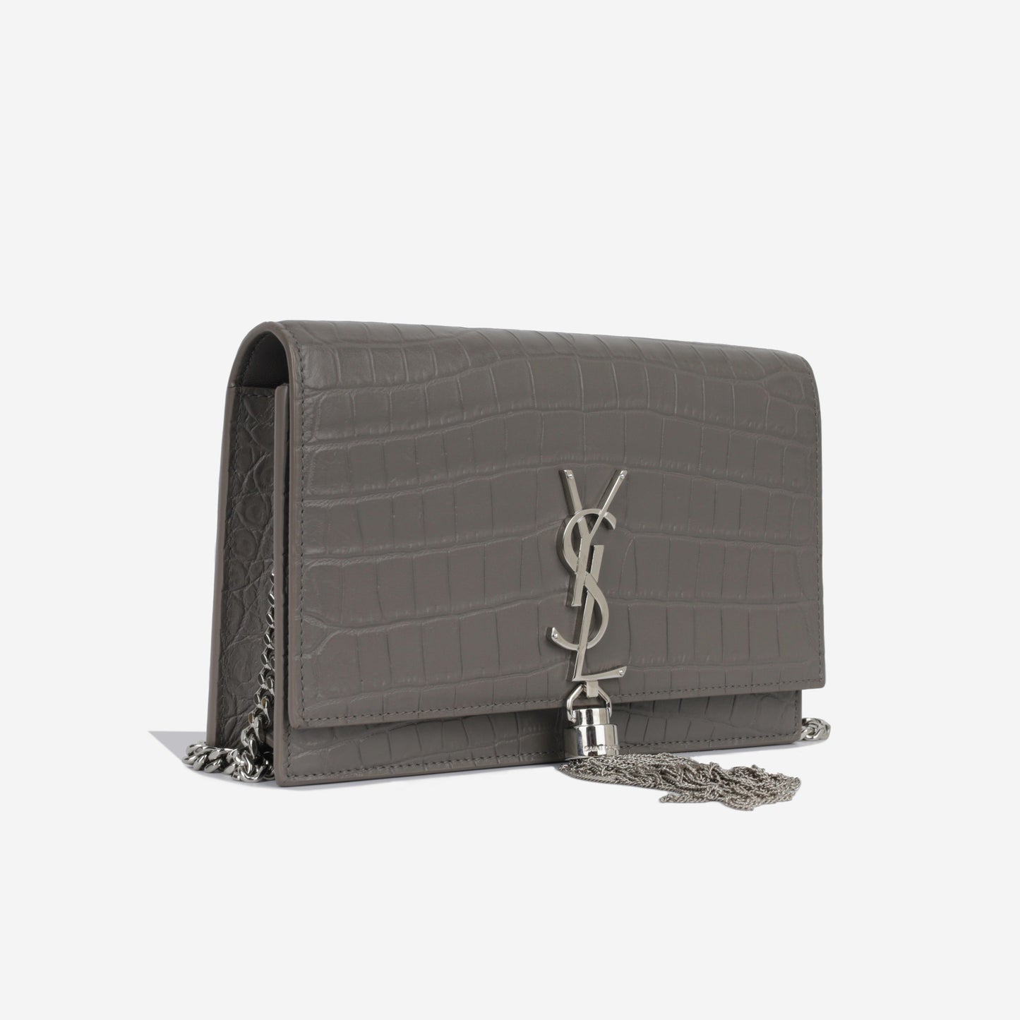 Saint Laurent Kate Chain Wallet With Tassel