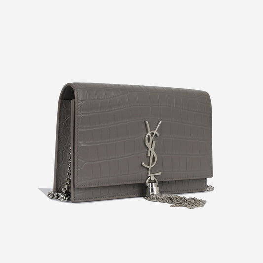 Saint Laurent Kate Chain Wallet With Tassel