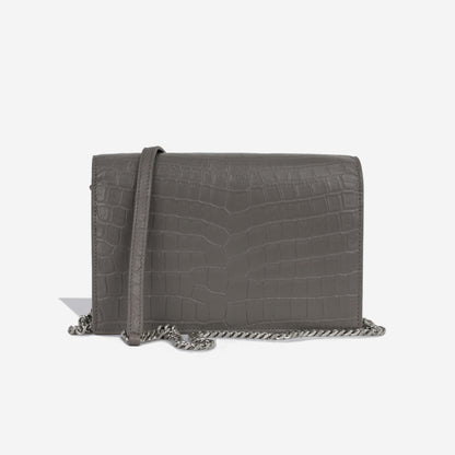 Saint Laurent Kate Chain Wallet With Tassel