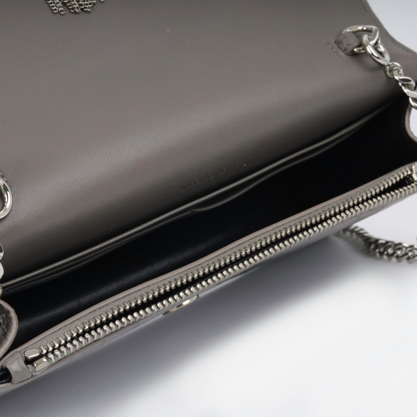 Saint Laurent Kate Chain Wallet With Tassel