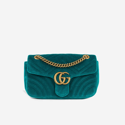 Gucci Small Marmont Bag - Velvet