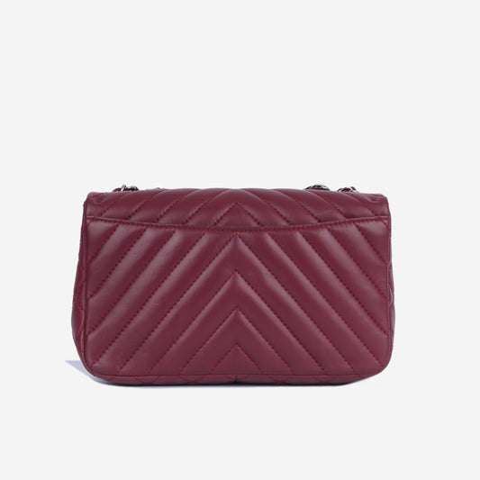 Chanel Chevron Statement Flap Bag