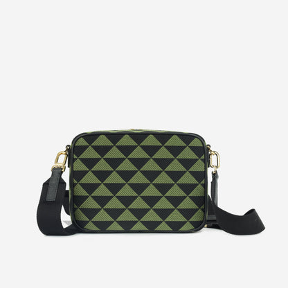 Prada Symbole Embroidered Fabric Bag