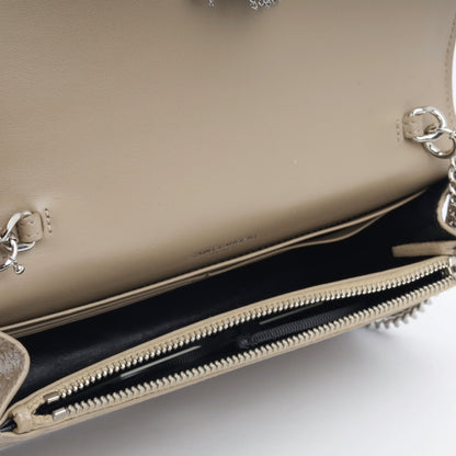 Saint Laurent Kate Tassel WOC -  Croc Embossed