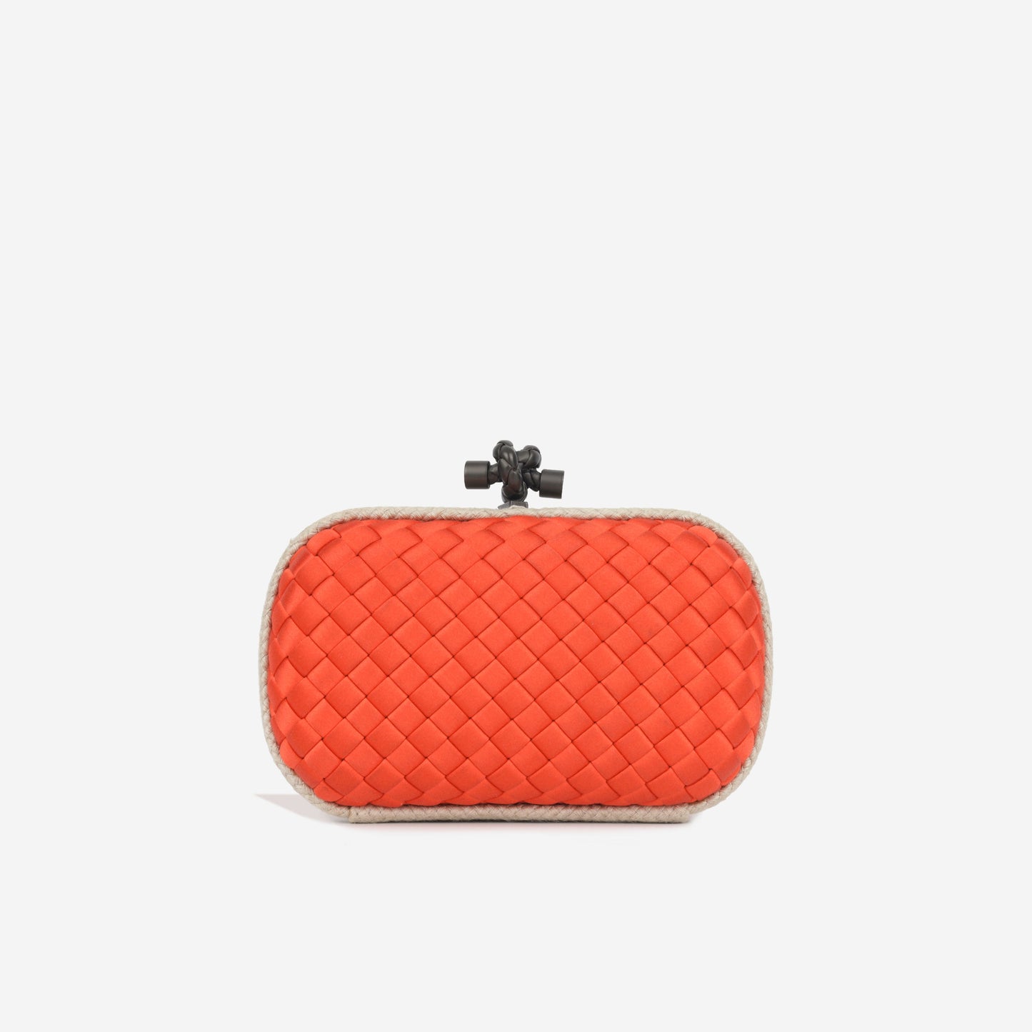 Bottega Veneta Intrecciato Knot Clutch