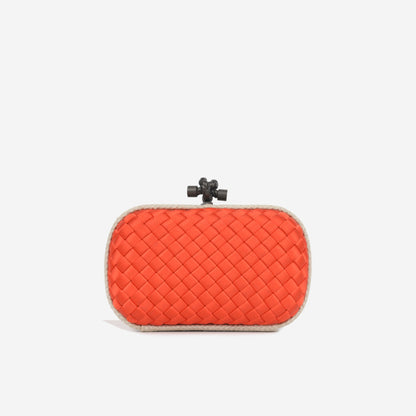 Bottega Veneta Intrecciato Knot Clutch
