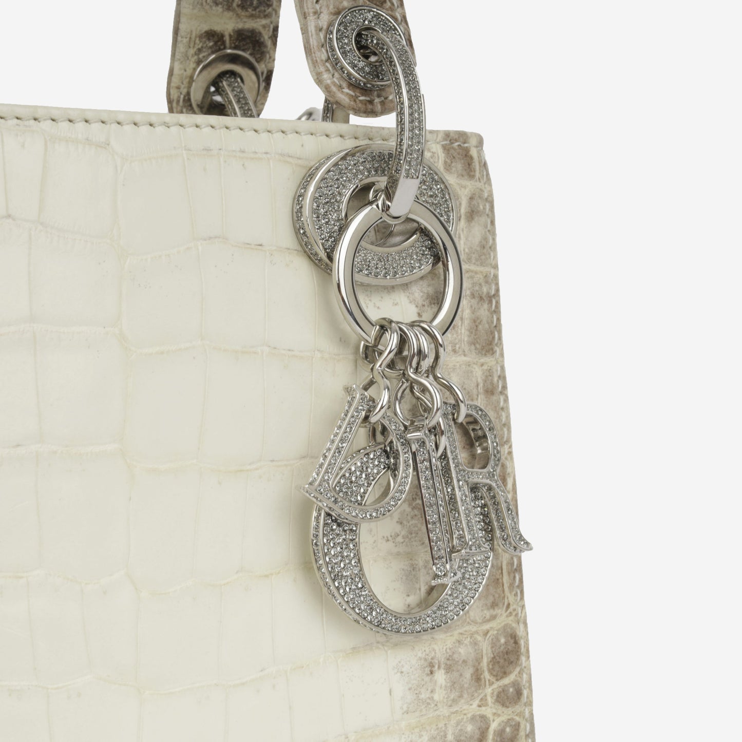 Christian Dior Mini Lady Dior - Himalaya Crocodile Niloticus