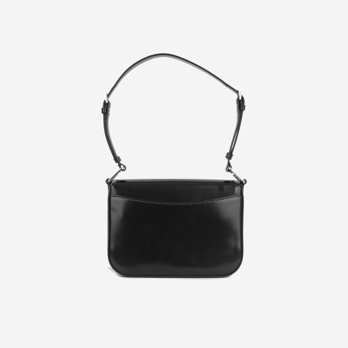Prada Brushed Leather Shoulder Bag