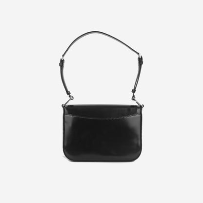 Prada Brushed Leather Shoulder Bag