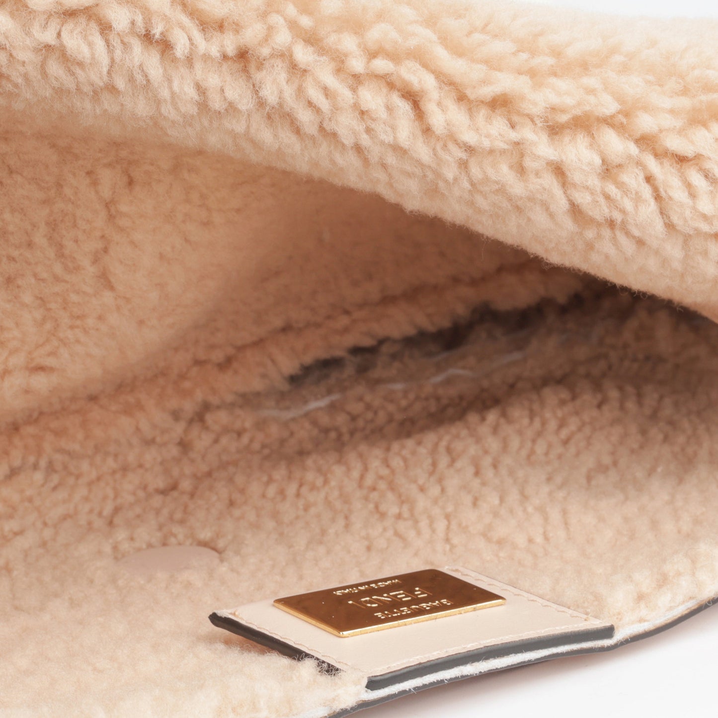 Fendi Shearling Baguette