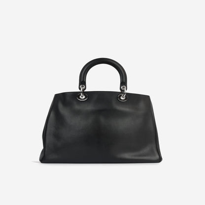 Christian Dior Diorissimo Large Tote - Black Calfskin