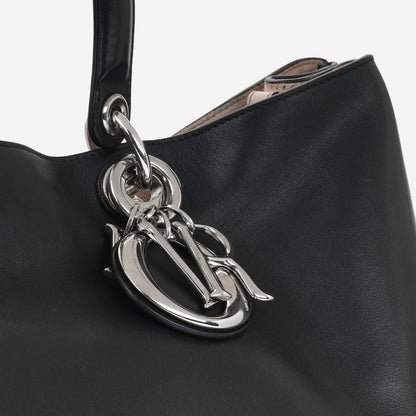 Christian Dior Diorissimo Large Tote - Black Calfskin