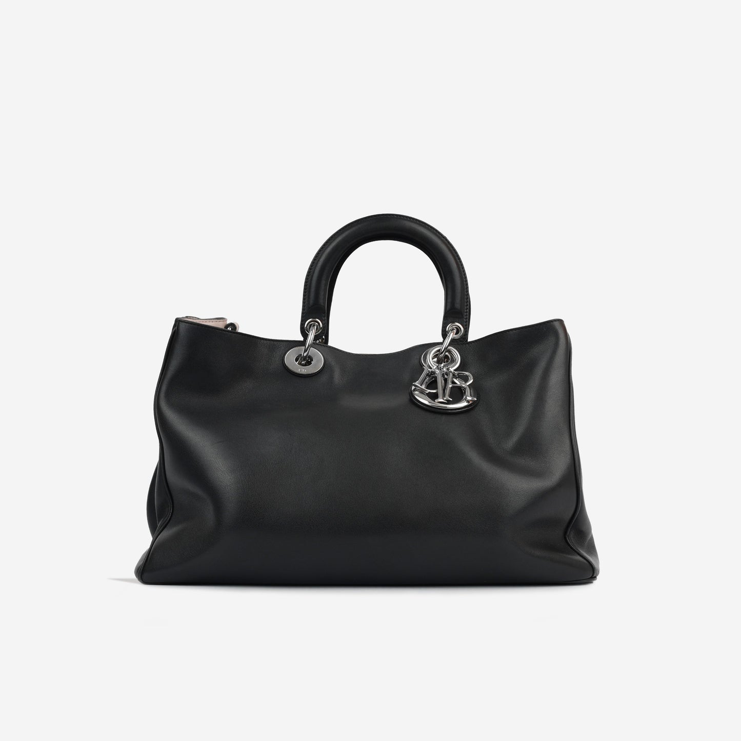 Christian Dior Diorissimo Large Tote - Black Calfskin