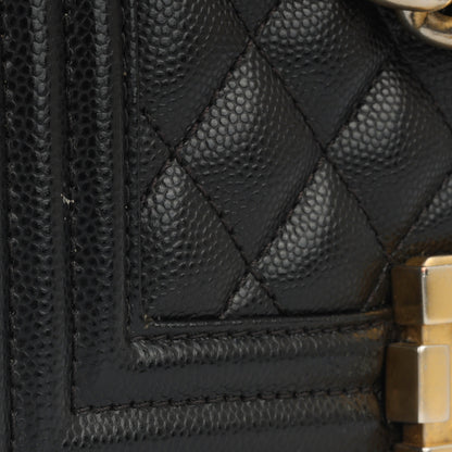 Chanel Small Chanel Boy - Black Caviar
