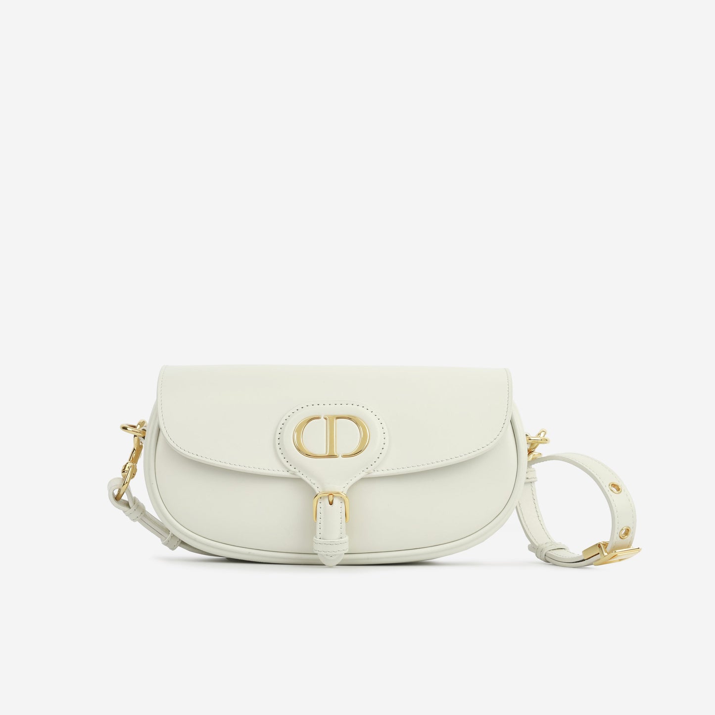Christian Dior Bobby East-West - White Calfskin