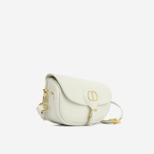 Christian Dior Bobby East-West - White Calfskin