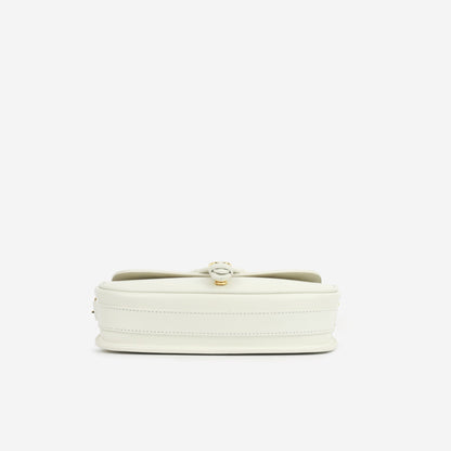 Christian Dior Bobby East-West - White Calfskin