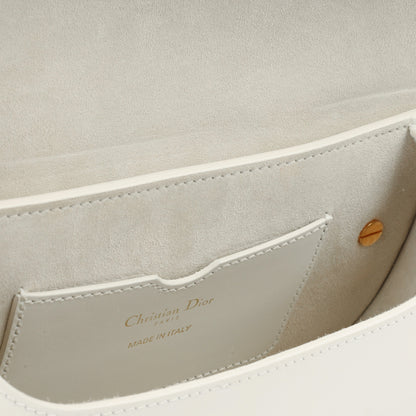 Christian Dior Bobby East-West - White Calfskin